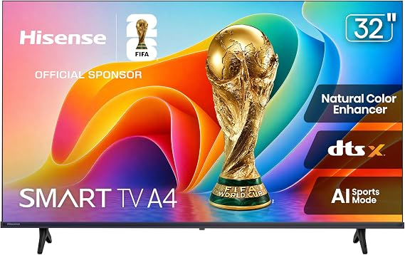 Hisense 32 Inch Flat Digital TV With Free To Air Decoder Full HD LED TV - Black